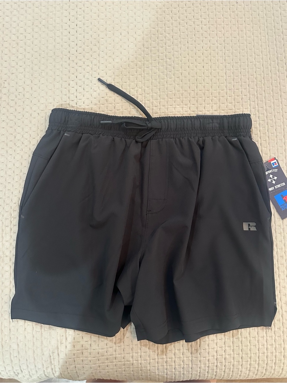 Russell Athletic Men's Black Athletic Shorts